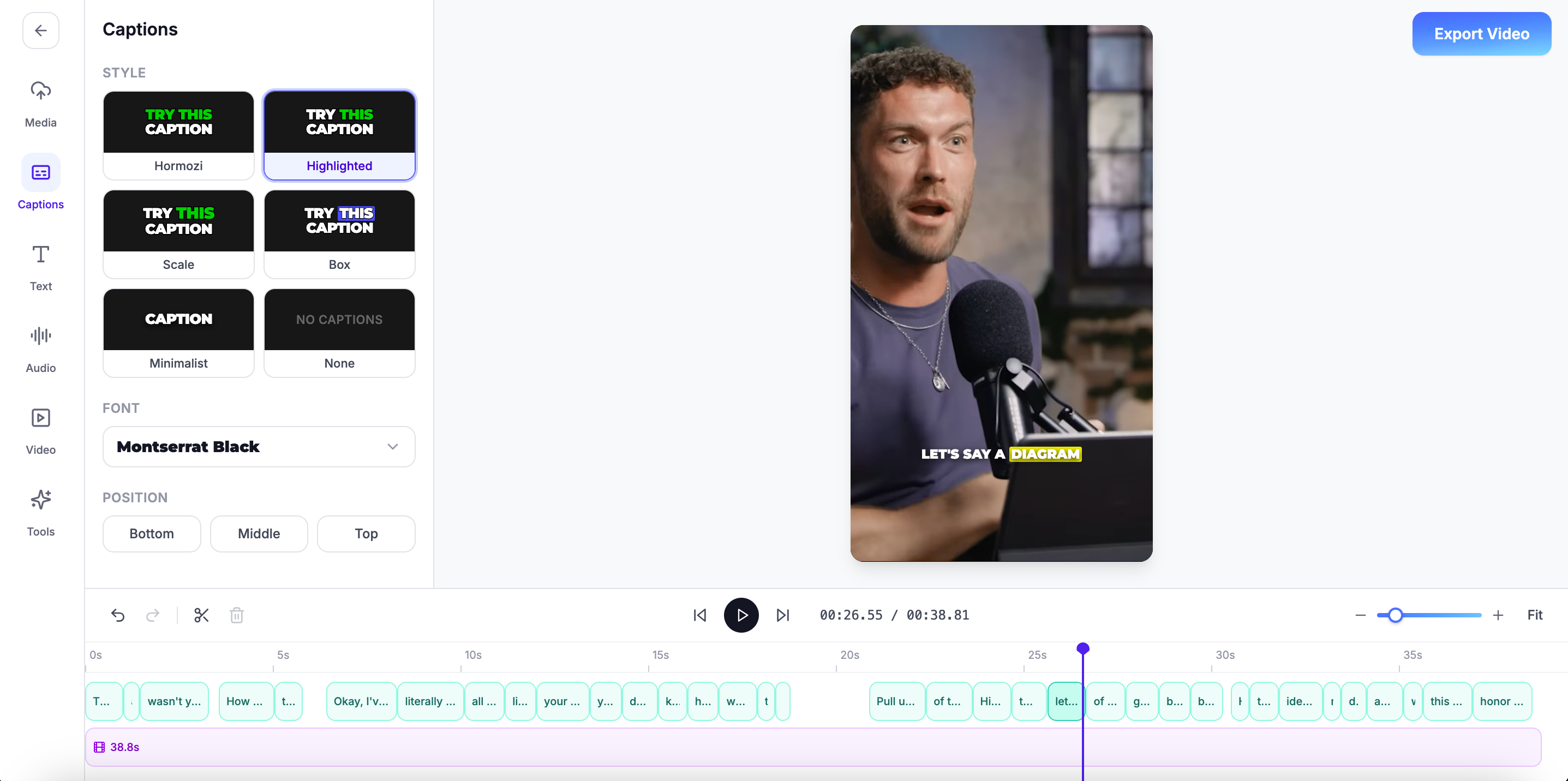 The StudioKit clip editor